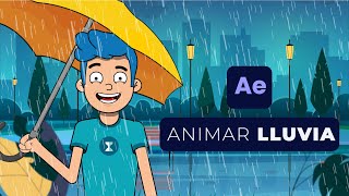 How to create and ANIMATE RAIN in AFTER EFFECTS | Quick Tutorial
