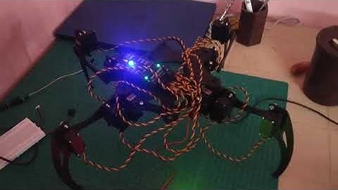 Ardupilot controlled walking robot ARM/DISARM