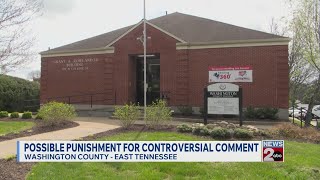 Possible punishment for Washington Co. School Board member after comments to student