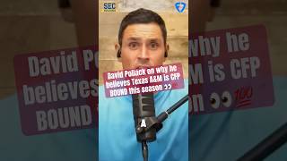 David Pollack on why he believes Texas A&M is CFP BOUND this season 👀💯