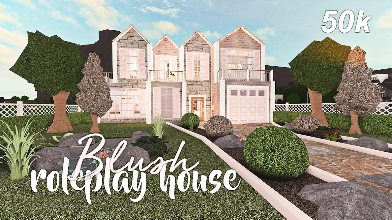 Blush Roleplay Home | Bloxburg Build - YouTube