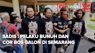 SADIS! PELAKU BUNUH DAN COR BOS GALON DI SEMARANG