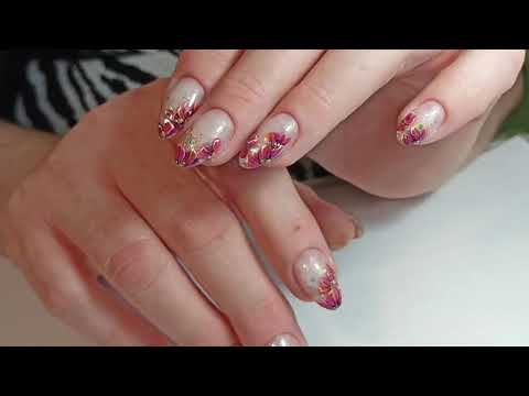 маникюр мастера самоучки. корекция нарощенных ногтей. Художества на ногтях.