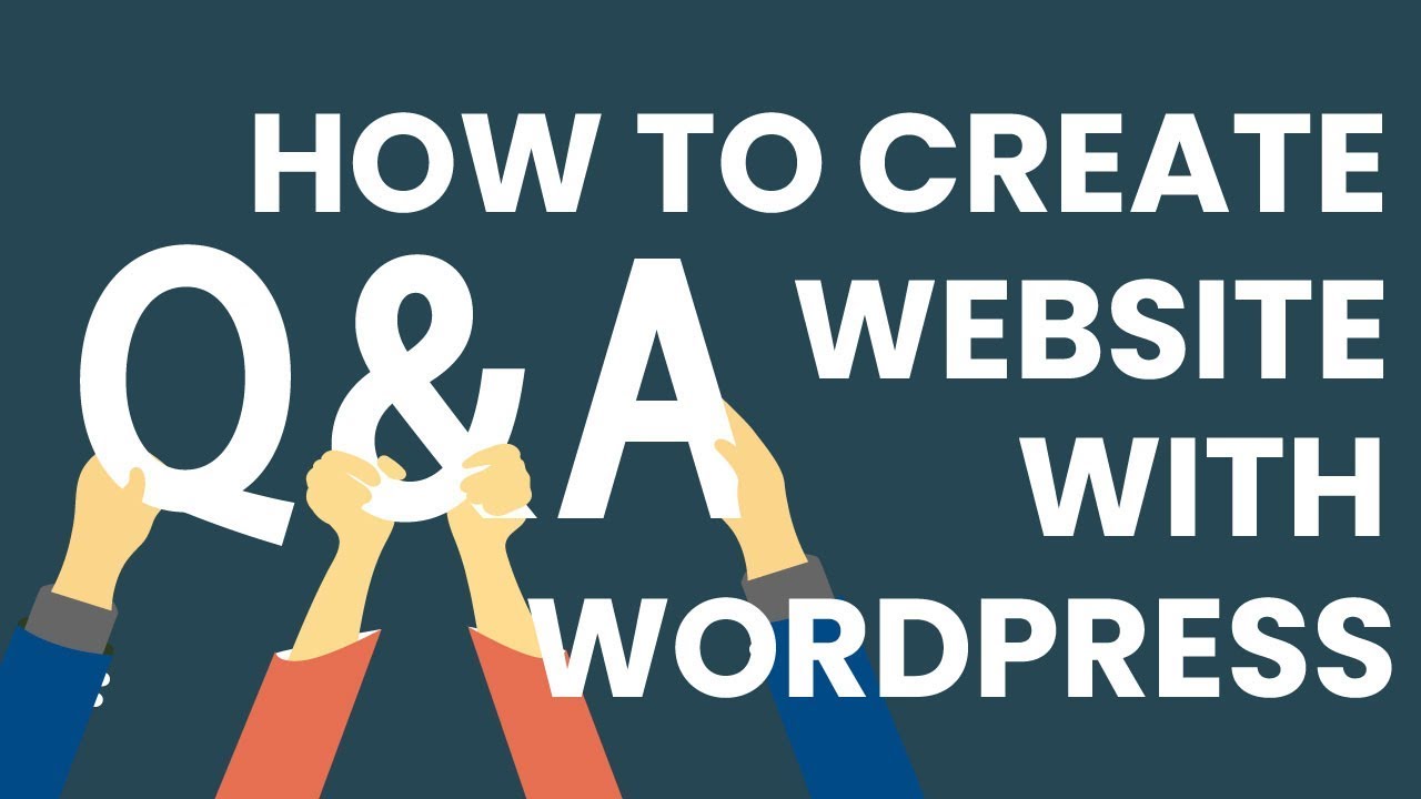 widget wordpress แนะนำ  Update 2022  How To Create And Add A Questions And Answers Website With WordPress!