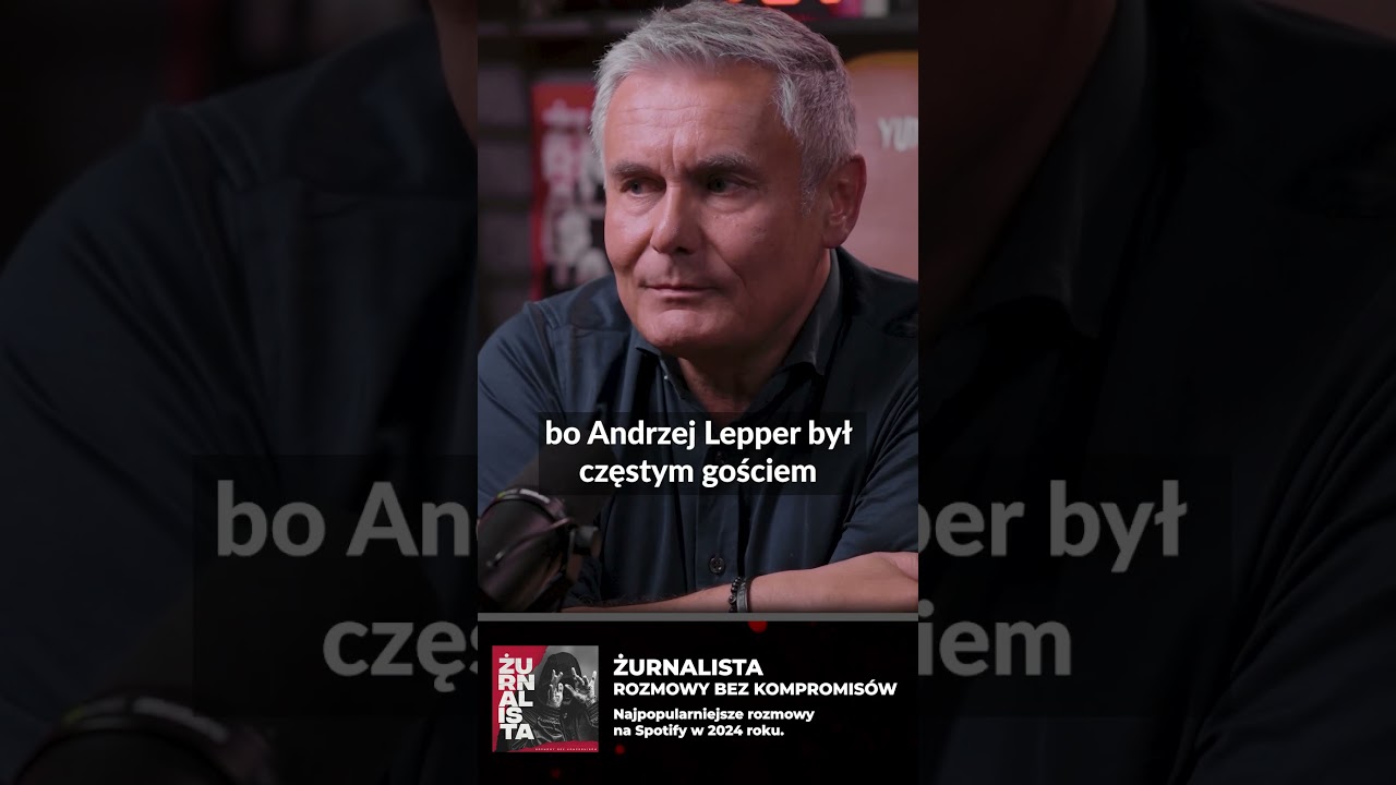 Marek Czyż: źle wspominam wywiady z Andrzejem Lepperem