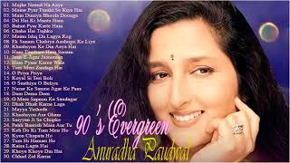 Best Hindi  Of Anuradha Paudwal Ii Superhits Of Anuradha Paudwal     