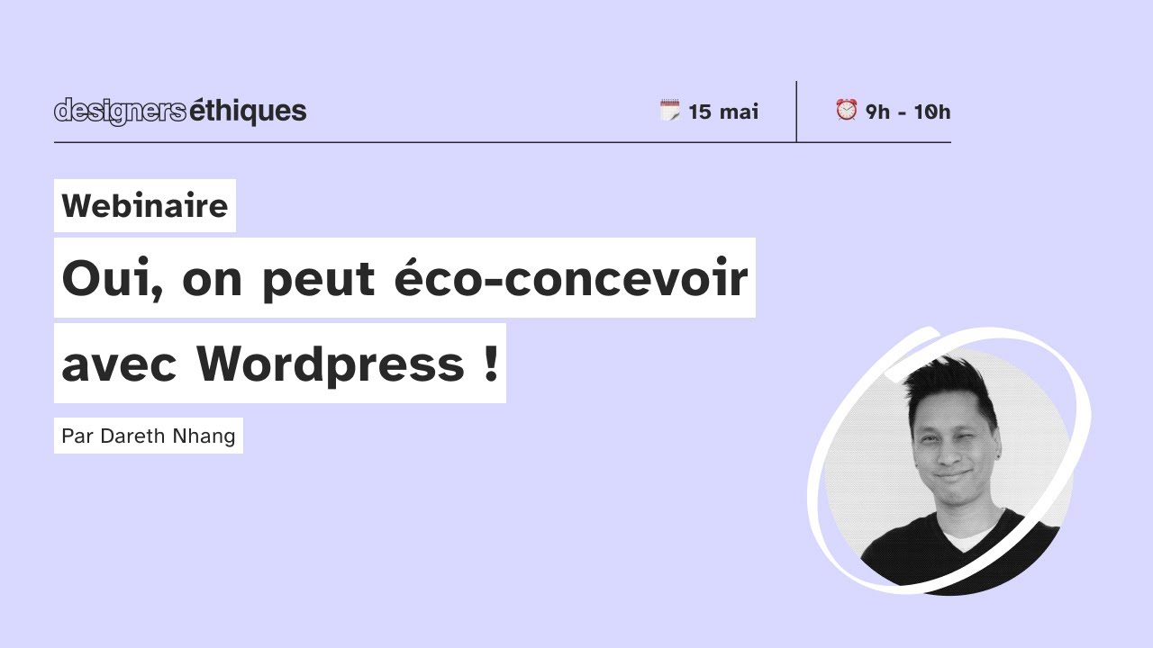 [Communauté Ecoconception] Oui, on peut éco-concevoir avec WordPress !