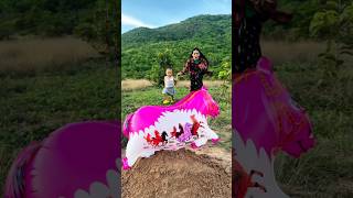 A New Unicorn Balloon Grew From the Ground! 🤯 #trendingshorts