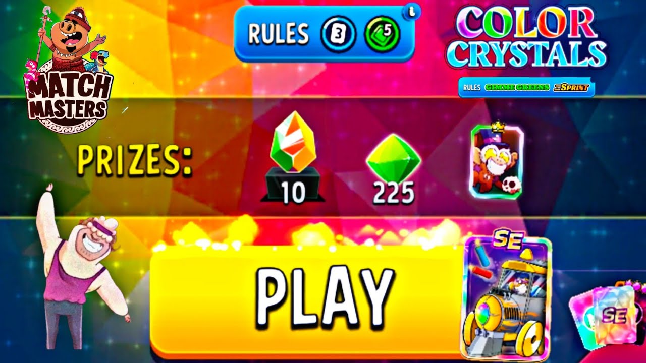 match master gimme green color crystals tournament woolly workout vs se ...