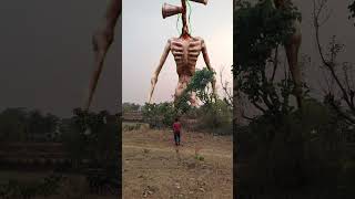 siren head in real life OMG 😱 #bhoot #sirenhead #viralhorror #indianhorror #horror