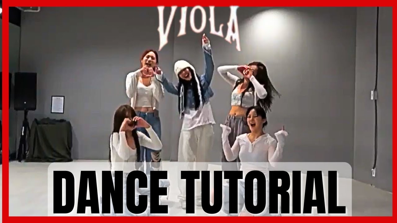 Yves - 'Viola' Dance Practice Mirrored Tutorial (SLOWED) - YouTube