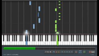 Beethoven: Russian Folk Song (50% Speed) Piano Tutorial by PlutaX