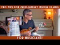 Pro Tips for zero-budget iPhone filming/ Zoom!