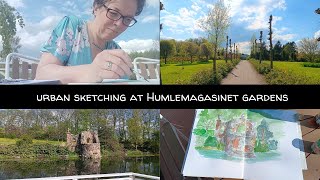 Let's go Urban Sketching | Humlemagasinet Gardens