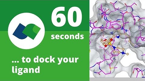 60 seconds to dock your ligand!