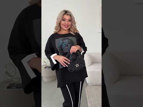 Стильний брючний костюм-двійка, видео 1