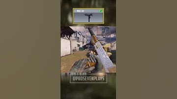 Best MAC 10 Gunsmith In COD Mobile #shorts