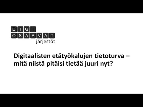 Video: Onko osallistujien ladattava webex?