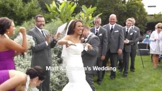 Newlywed Couple Fall at Ceremony