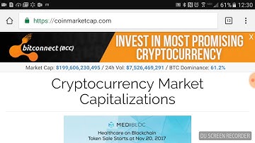What happened to BitConnect market cap?!