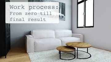 Speed modelling Interior C4D Corona Renderer