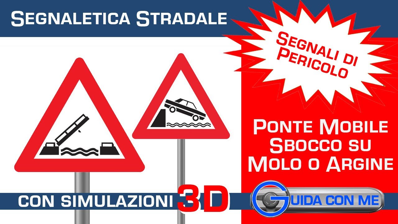 il segnale raffigurato e un segnale di pericolo