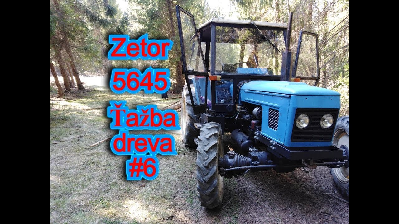Zetor 5645|Ťažba dreva #6|