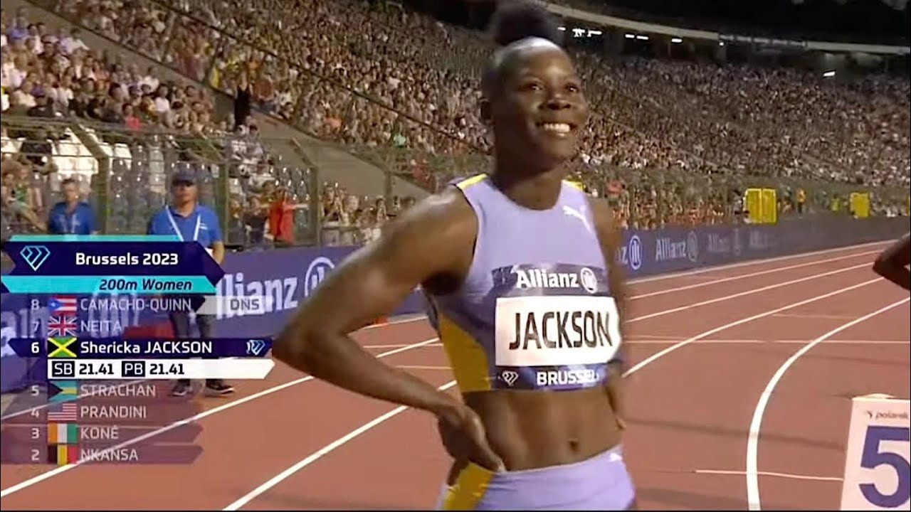 Shericka Jackson DESTROY Women’s 200m 21.48 At The 2023 BRUSSELS DIAMOND LEAGUE
