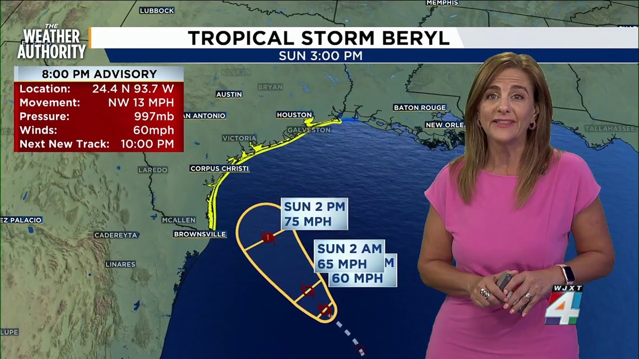 Sunday won't be as hot, more rain in the forecast - YouTube