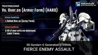 Over.on (Armor Form) (HARD) 【No UR, Free SSR Only, Auto】 | SD Gundam G Generation ETERNAL