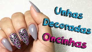 Unhas Decoradas Oncinha Po A Po Fácil Diy Unhas Da Lalá
