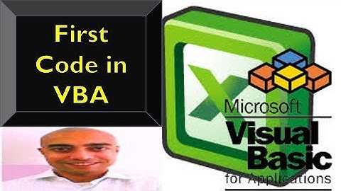 Writing Code in VBA First Time - Power Programming in VBA Excel - Part 2 - Urdu / Hindi