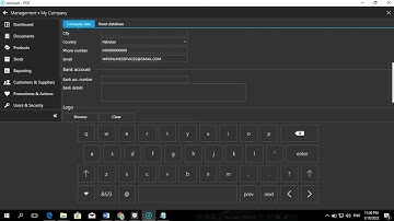 Aronium point of sale (pos)Bill setup complete