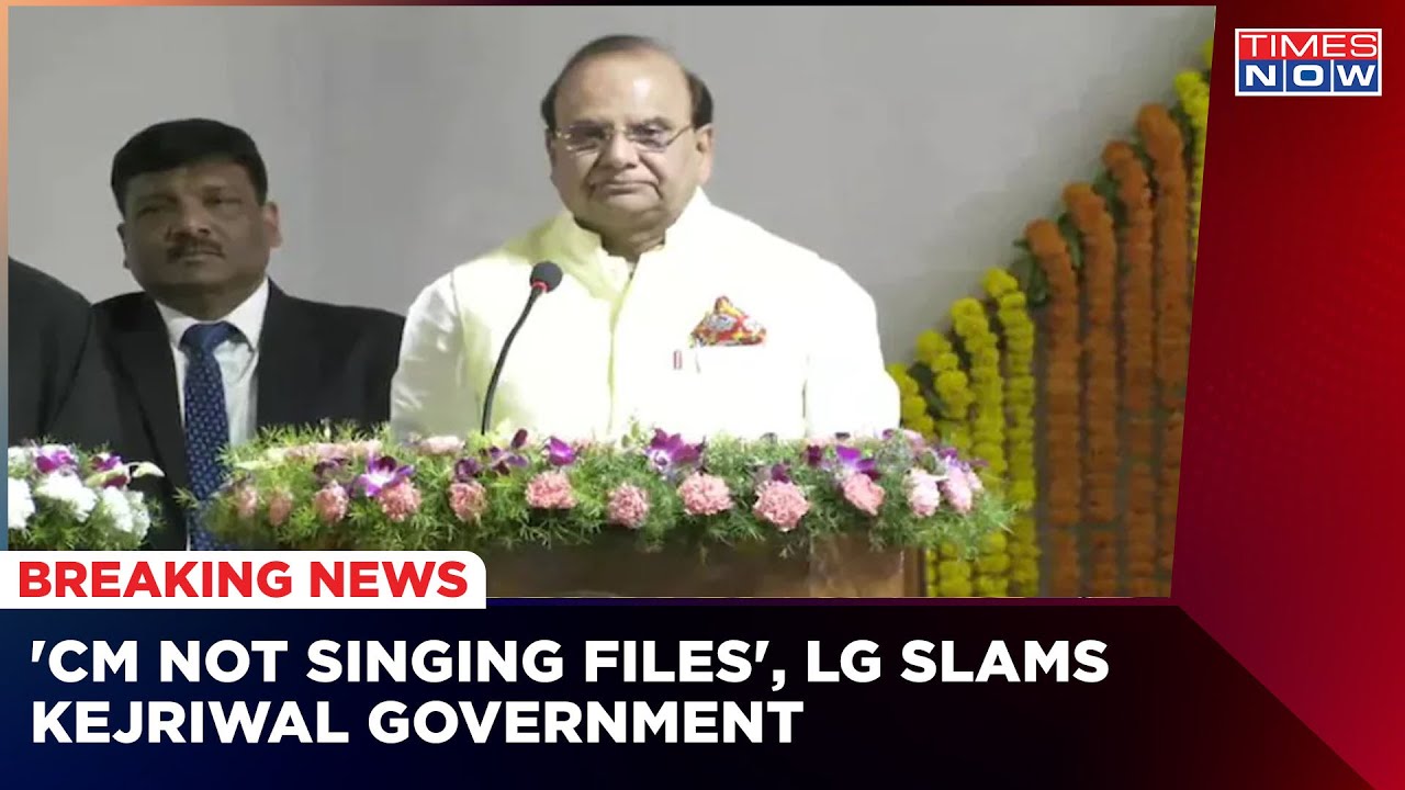 Delhi LG VK Saxena Slams CMO For Not Approving Proposal With Proper Signatures | Latest News