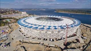 Антикоррозионная система СК-Протект для металлоконструкций Стадиона «Волгоград-Арена» видео Завод металлоконструкций «СПК-Чимолаи