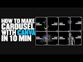 How to Make Instagram Carousel with Canva in 10 min's | Graphic Designing Tutorial |