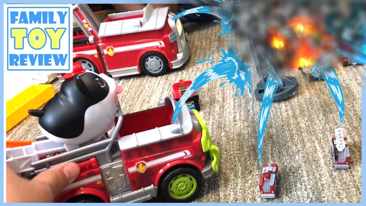 Paw Patrol Toys Jungle Rescue - Marshall's Jungle Fire Truck - Fast ...