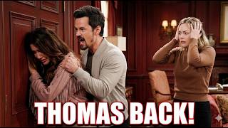 Thomas makes a surprise return to LA - Preventing Steffy from firing Hope The Bold and The Beautiful