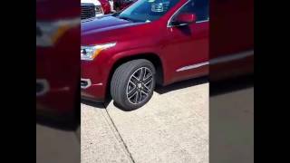 2017 GMC Acadia Tips remote start rolling windows down