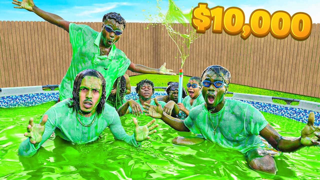 Last To Leave Slime Pool Wins $10,000!