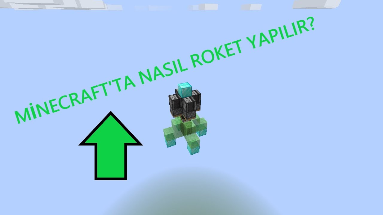 Minecraft'ta Nasıl Çalışan Roket Yapılır? | CrafterGame