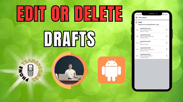 How to Find Saved Drafts on Facebook App Android