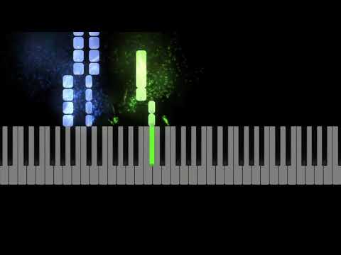 Jorja Smith "Addicted" Piano Sheet Music Synthesia Preview - A Major