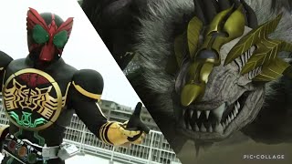 All Out Kamen Rider OOO & Birth VS Dragon Greed Gara 【MAD】 Hero of Our Time