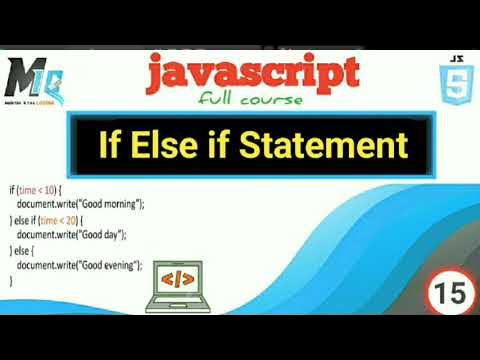 javascript if Else if Statement || what is conditions? - YouTube