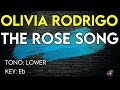 Olivia Rodrigo - The Rose Song - Karaoke Instrumental - Lower