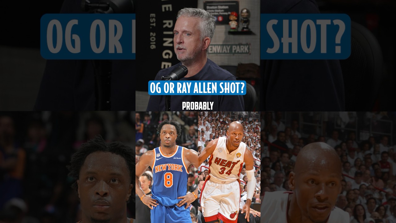 Which is the greatest play in NBA history: OG Anunoby’s tip-in or Ray Allen’s three-point shot? 👀