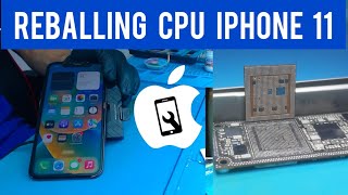 Reballing CPU A13 de iPhone 11