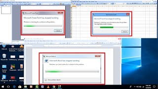 How To Fix Microsoft Office Has Stopped Working Word Excel Powerpoint In Windows Youtube