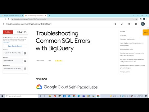 Troubleshooting Common SQL Errors with BigQuery #quests #qwiklabs #gcp #GSP408 platform